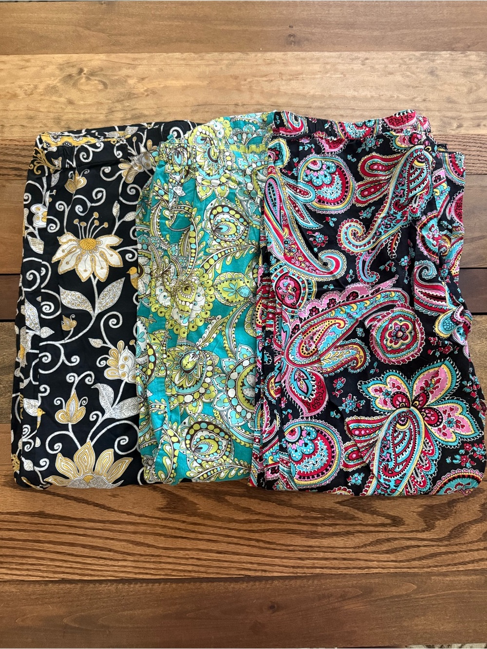 Vera Bradley Lot of 3 XL Pajama Bottoms